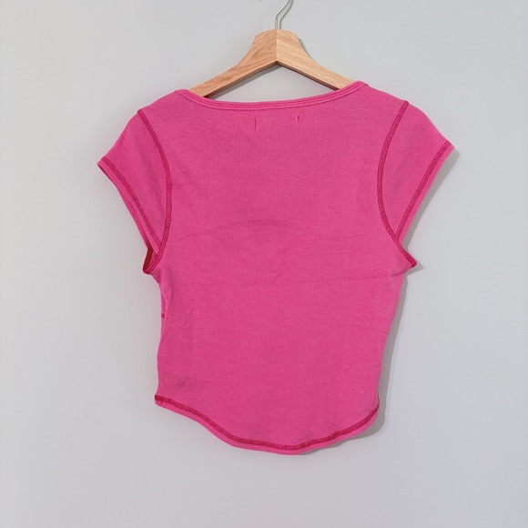 Urban Outfitters Pink Top Women's Size L - Picture 3 of 4